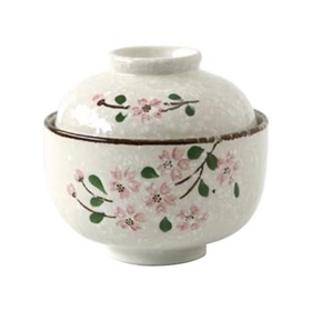 酱有好物 陶瓷4寸日式炖盅 樱花